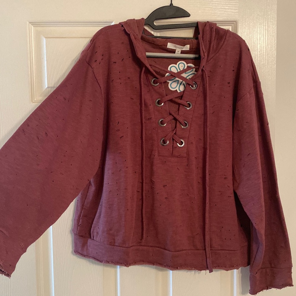 “Forever Friend Hoodie”- distressed hoodie from ShopHopes